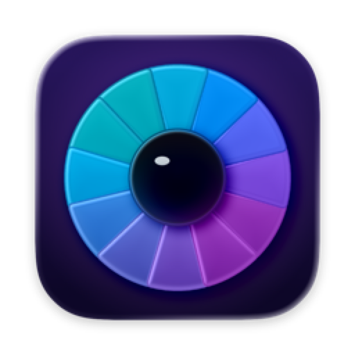 Coluracetam icon — a chromatic iris